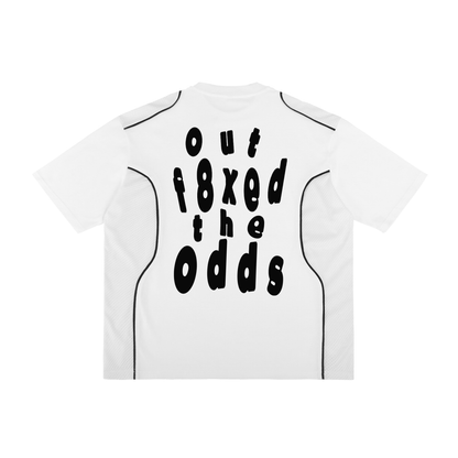 Outfoxed the Odds Contrast Panel T-Shirt | AV Terrell Official NIL Merch